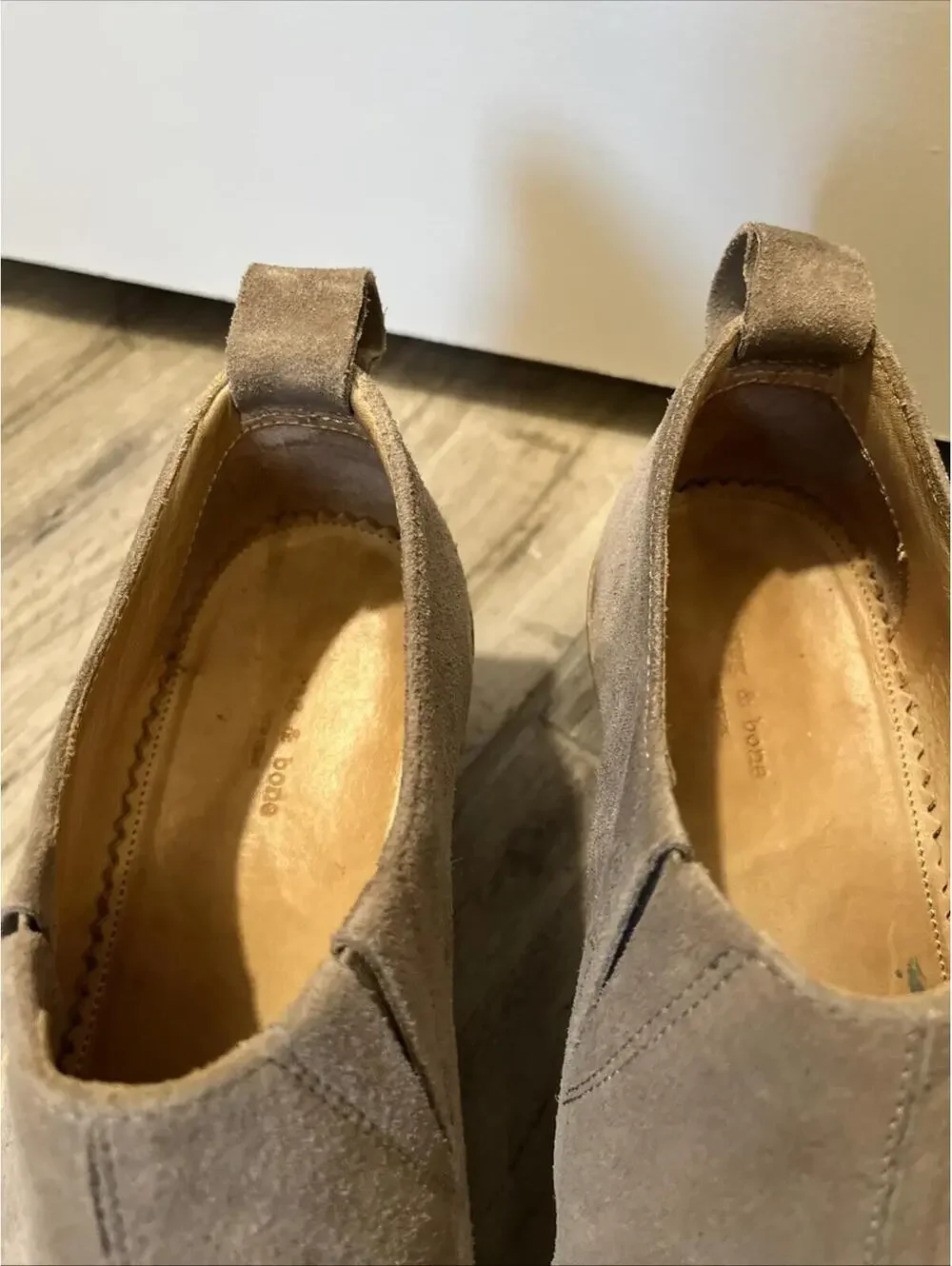RAG AND BONE THOMPSON LADIES SUEDE ANKLE GREY BOOTS IT39/US9 MADE ITALY RP$500